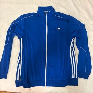 Adidas Men’s Royal Blue Zip-Up Jacket